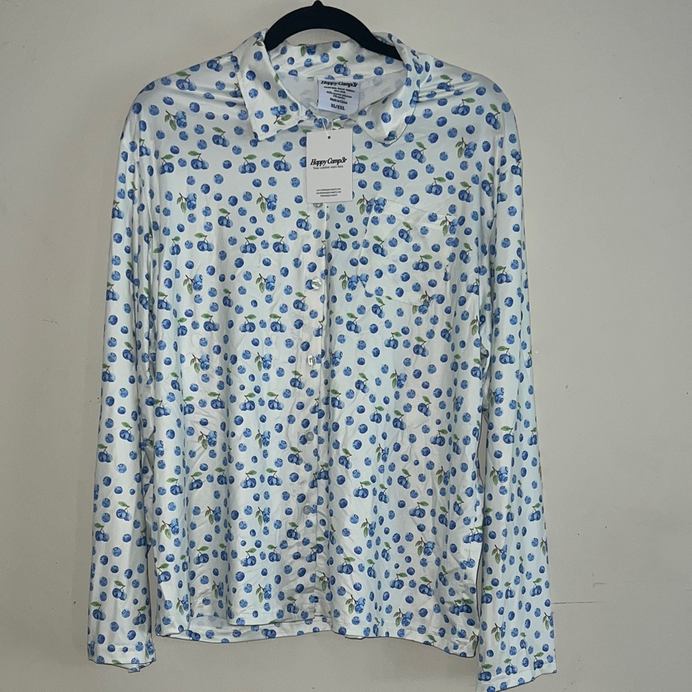 Happy Camp3r blueberry sleepwear size XL/XXL pj set. NWT - Picture 4 of 12
